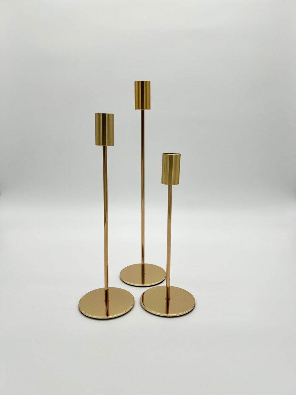 Stabkerzenerzenständer in gold