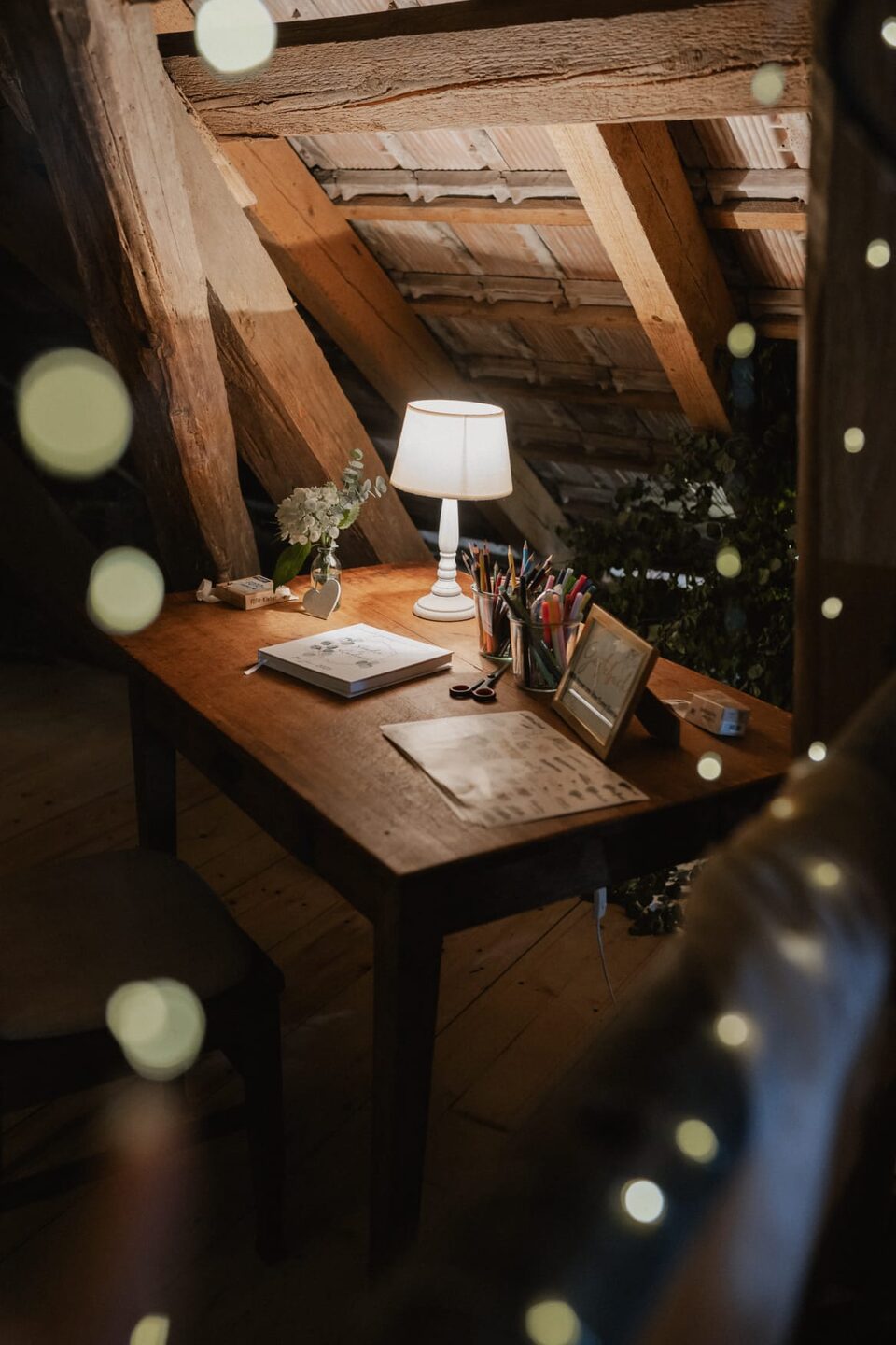 Stehlampe im Boho-Stil